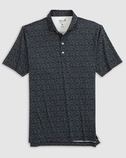 Polo Johnnie-O Bottoms Up Estampado Jersey Performance Preto Tamanho M comprar usado  Enviando para Brazil