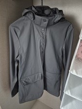 Regenjacke schwarz mantel gebraucht kaufen  Obernkirchen