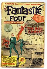 Fantastic Four 13 (G) 1º aplicativo Watcher & Red Ghost! Quadrinhos Marvel 1963 c253 comprar usado  Enviando para Brazil