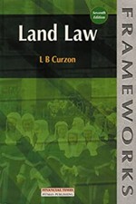 Land law paperback for sale  Shipping to Ireland