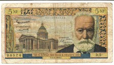 Rare billet francs d'occasion  Villenave-d'Ornon