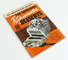 250 LUSCIOUS REFRIGERATOR DESSERTS Recipes Booklet 1941 Culinary Arts Institute comprar usado  Enviando para Brazil