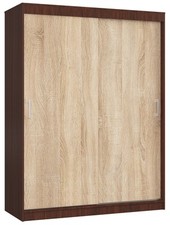 AKORD SZAFA PRZESUWNA 150 cm CLP MONO WENGE/SONOMA na sprzedaż  PL