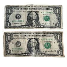 Lot billets dollar d'occasion  France