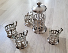 Edelstahl teezubereiter teegl� gebraucht kaufen  Lahr