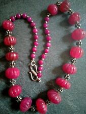 Collana radice rubino usato  Bologna
