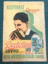 Ricettario bertolini lievito usato  Collecchio
