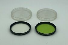 Juego de filtros de lentes YG-1.4x amarillo-verde y UV-1 ultravioleta Ø58 mm tamaño M58x0.75 segunda mano  Embacar hacia Mexico