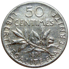 Centimes semeuse 1899 d'occasion  Provins