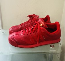 Adidas Originals Samoa Męskie Rozmiar 13 Czerwone Scarlett Złote Skórzane Trampki B27683 na sprzedaż  Wysyłka do Poland