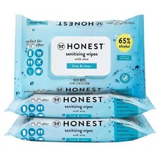Toalhetes higienizantes de álcool The Honest Company matam 99% 300 unidades (6 pacotes de 50) comprar usado  Enviando para Brazil