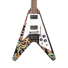 Usado Epiphone Jimi Hendrix "Love Drops" Flying V - Ébano com Obra de Arte comprar usado  Enviando para Brazil