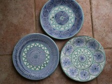 Assiettes vintage signée d'occasion  Le Luc