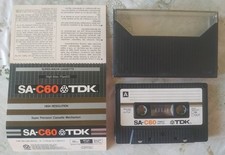 Audiocassetta tdk c60 usato  Firenze