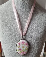 Collana pendente porcellana usato  Roma