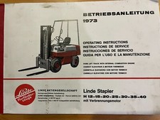 Betriebsanleitung linde h12 gebraucht kaufen  Mögglingen