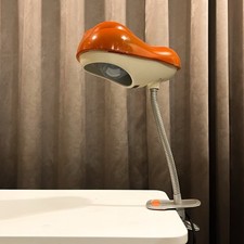 Usado, Lâmpada de mesa vintage MCM era espacial concha bolha laranja comprar usado  Enviando para Brazil
