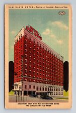 Cartão postal vintage publicitário c1942 Nashville TN-Tennessee, Sam Davis Hotel comprar usado  Enviando para Brazil