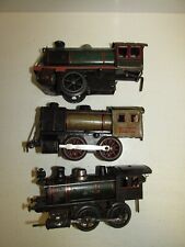 Convolute 3 Old Karl BUB Scale 0 Sheet Metal Railway Uhrwerks Steam Locomotive segunda mano  Embacar hacia Mexico