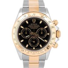 Rolex Daytona Cosmograph 40 mm negro dos tonos oro amarillo 18 quilates reloj de acero 116523 segunda mano  Embacar hacia Argentina