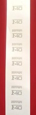 Ferrari silber schriftzug gebraucht kaufen  Rheinfelden (Baden)