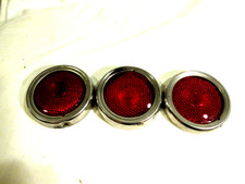 Lente traseira de vidro 3-1946-50 Willy's Jeep Stimsonite com moldura cromada-NACO comprar usado  Enviando para Brazil