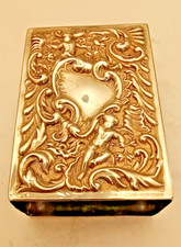 Sterling silver matchbox for sale  BATH