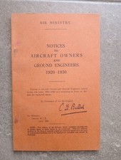 Air ministry notices for sale  NORTHAMPTON