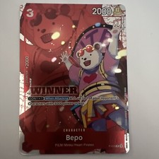 1x Bepo Winner Promo P-019 - One Piece TCG CCG Inglês comprar usado  Enviando para Brazil