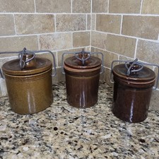 Vintage brown glazed for sale  Mcallen
