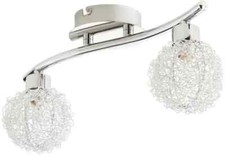 Ceiling light chrome for sale  NOTTINGHAM