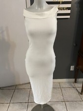 Vestido exclusivo Rachel Pally Revolve XS marfim maxi lápis fora do ombro, usado comprar usado  Enviando para Brazil