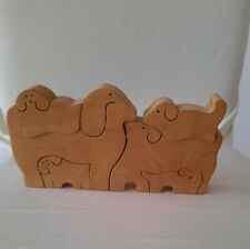 Holzskulptur deko puzzle gebraucht kaufen  Stuttgart
