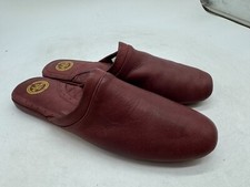L.B. Chinelos Evans Aristocrat Scuff Masculino Couro Vinho Conforto - 14, usado comprar usado  Enviando para Brazil