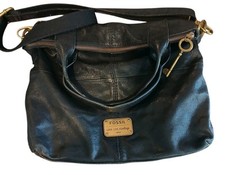 Bolsa satchel carteiro FOSSIL vintage couro macio dobrável tiracolo acento chave comprar usado  Enviando para Brazil