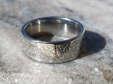 Bague acier inoxydable d'occasion  Saint-Jeannet
