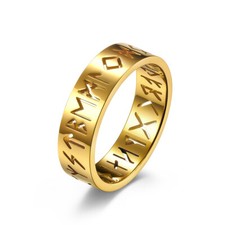 Anel viking nórdico masculino feminino aço inoxidável runa nórdica Berserker joia presente  comprar usado  Enviando para Brazil