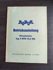 Betriebsanleitung robur diesel gebraucht kaufen  Zittau