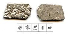 Bela prata karshapana, período Nanda (ca.345-323 aC), Magadha, Índia (G/H #450), usado comprar usado  Enviando para Brazil