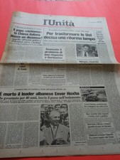 Unita 1985 albania usato Unita 1985 albania usato  Roma