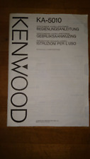 Kenwood 5010 bedienungsanleitu gebraucht kaufen  Osnabrück