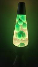 Lâmpada de cera verde clara vintage Lava Lite #12 luz meia-noite em excelente estado usado, usado comprar usado  Enviando para Brazil