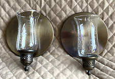 Brushed metal round for sale  Wales