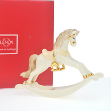 Ornamento de cerâmica coleção decoração quarto infantil cavalo de Tróia Lenox comprar usado  Enviando para Brazil