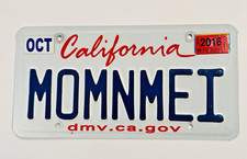 California vanity plate for sale  Simi Valley