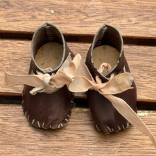 Puppenschuhe stiefel leder gebraucht kaufen  Berlin