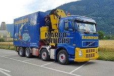 LKW Foto Volvo FH 520 Pritschen-LKW/tarpaulin Schweiz blau BAUBERGER #k6gd, usado comprar usado  Enviando para Brazil