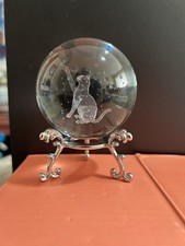Cat inside crystal for sale  NOTTINGHAM
