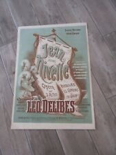 Affiche lithographie opera d'occasion  Paris XI