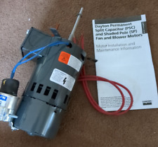 DAYTON Draft Booster Motor #1D089E: Capacitor Split Permanente, 1/9 HP, 230V AC, comprar usado  Enviando para Brazil